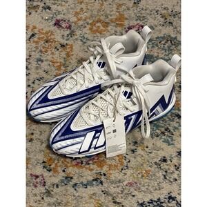 Adidas Freak Spark MD J 23 Football Cleats White Blue Kid`s Size 4.5 HP5959